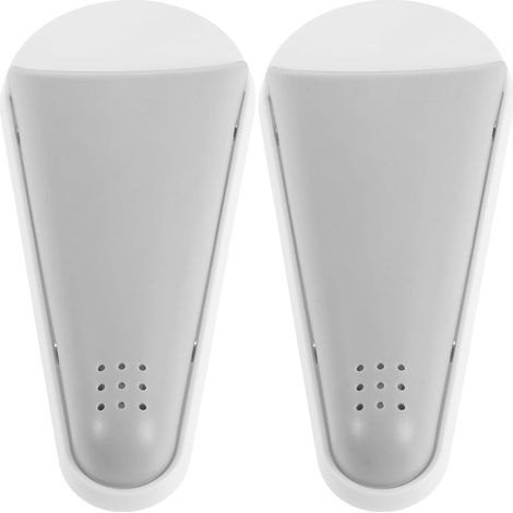 Lot de 2 Porte-Ciseaux Magnétiques en Plastique Respirant Blanc et Gris, Support Mural Peu Encombrant pour Réfrigérateur, Rangement Hygiénique et Sécurisé pour Outils de (1/5)