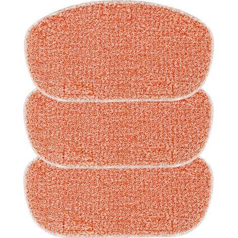 Lot de 3 tampons de rechange pour balai à vapeur compatibles avec le nettoyeur à vapeur PurSteam 10 en 1 (1/4)
