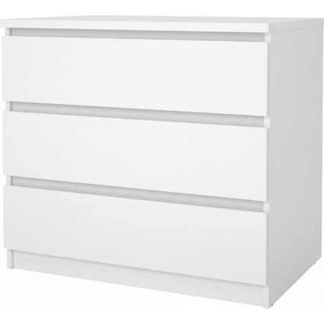 KIT CASSETTIERA NAIA 3 CASS 77X50X70CM BIANCO- 1,0 pz (1/2)