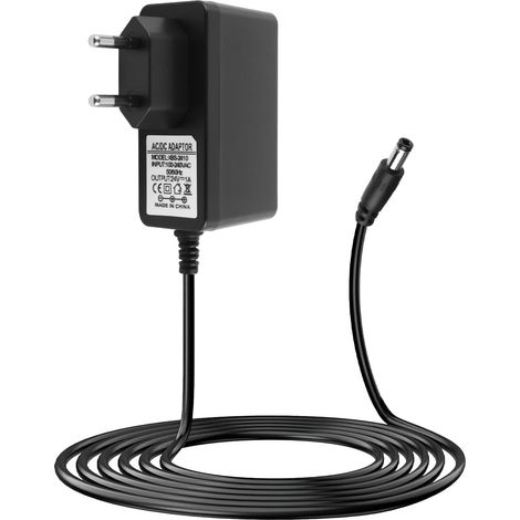 Adaptateur Secteur 24V 1A 24W avec Câble 1m – Alimentation AC 100-240V vers DC 24V pour Bande LED, Humidificateur, Diffuseur, Barre de Son, Appareils 24V DC – Prise 5,5 x 2,1 mm (1/5)