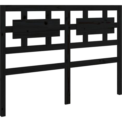 Testiera per dormire accessorio per camera da letto 185,5 x 4 x 100 cm in legno di pino nero TDL0202194
