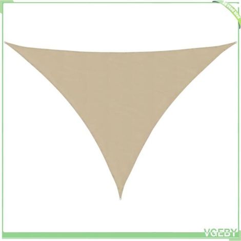 Voile de parasol - FAFEICY - 135179 - Tissu Oxford enduit PU - 4x5x5 m - Triangulaire (1/5)