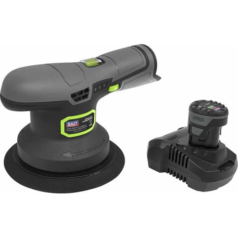 Sealey SV10.8 Series 150mm Cordless Dual Action Sander/Polisher Kit 10.8V 2Ah CP108VSP