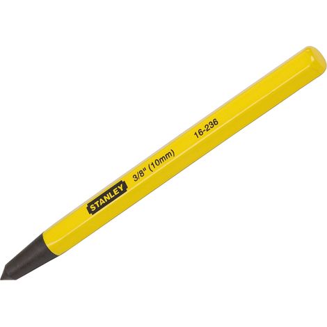 Stanley Brick Punch, 3/8 Inch Diameter, 5.5 Inch Length, Model STA418236