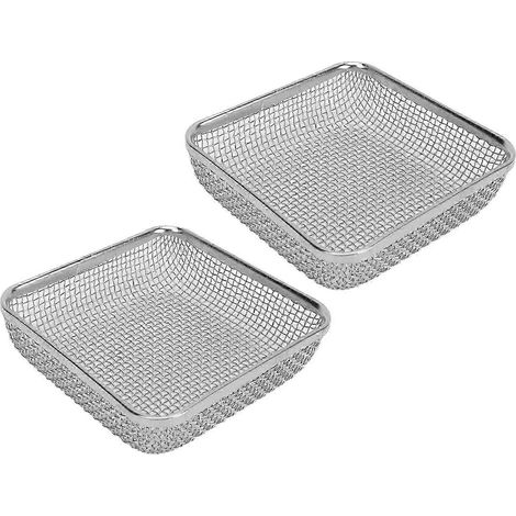 Compatible avec deux hottes de ventilation de cuisinière de VR, moustiquaire en acier inoxydable de 4,5 x 4,5 pouces. (1/5)