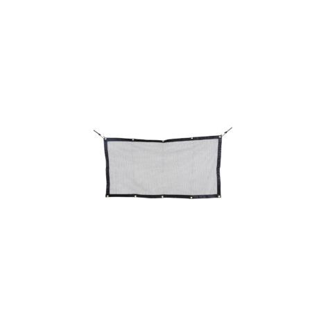 Filet pour Voiture pour Animaux Portable Filet de Protection Voiture Séparation pour Chien Chat Filet avec Crochets et Cordes Grille de Séparation Universelle pour Voiture 115cm×62cm