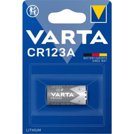Pile lithium CR123