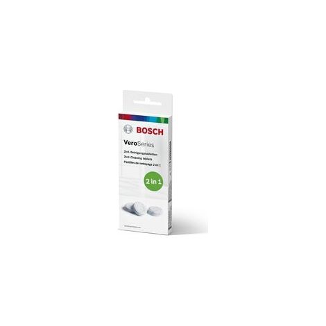 BOSCH TCZ8001A PASTILLES DE NETTOYAGE POUR MACHINES À CAFÉ DE LA SÉRIE VERO, MACHINES AUTOMATIQUES ENCASTRÉES ET SÉRIE BENVENUTO
