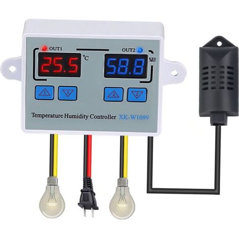 Temperatur- und Feuchtigkeitsregler, AC110-220V (1/4)