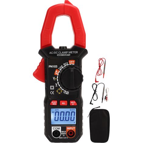 Digital Clamp Meter Multimeter 6000 Counts AC DC Current Amp Tester Intelligent Multi Functional High Accuracy (1/5)