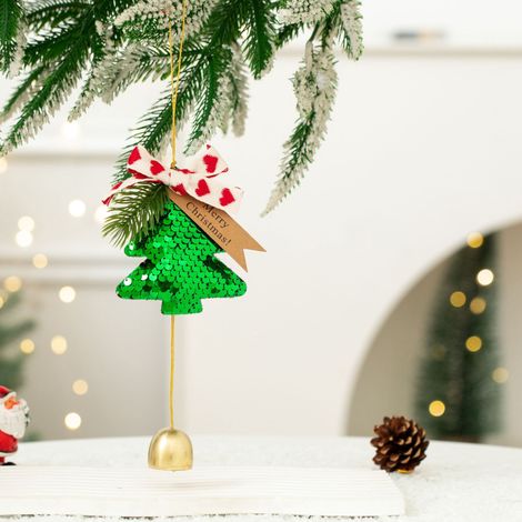 Weihnachtsdekorationen, beliebte Christbaumglocken, Tür- und Wandbehänge, Plüsch-Autoschmuck, Weihnachtsgeschenke.