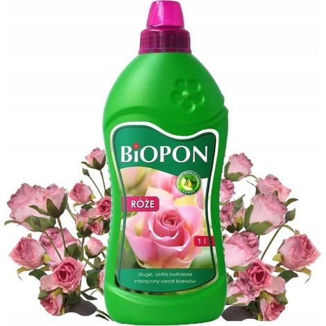 Biopon Fertilizzante minerale per tutte le specie di rose 1l (1/3)