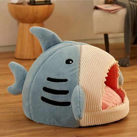 Lit d'hiver pour animaux de compagnie chien chat nid sommeil profond chaud confortable trou de chat coussin oreiller fournitures pour animaux de compagnie adapté aux animaux de moins de 8 kg