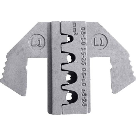 TOOLCRAFT TO-9627219 Matrice di crimpaggio Contatto JPT, Contatto piatto MCP 0.5 fino a 2.5 mm² (1/2)