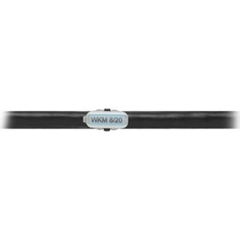 Weidmüller 1753490000-50 WKM 8/20 Porta etichette Tipo di montaggio: fascette Superficie stampabile: 8 x 20 mm Traspare (1/2)