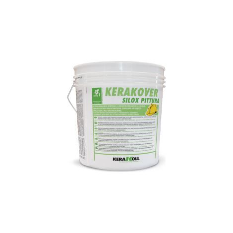 Kerakover silox pittura 4 lt a resine silossaniche bianco base nt