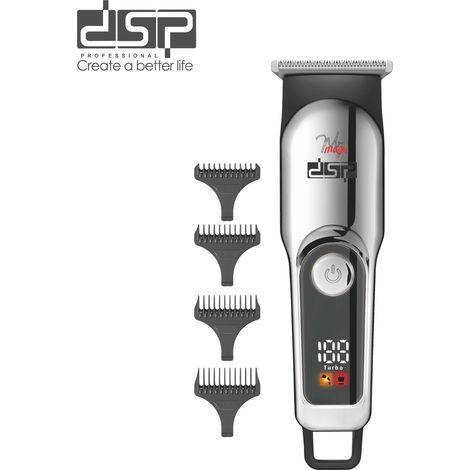 (Or) Tondeuse à cheveux électrique avec longue durée de vie de la batterie, lame en acier inoxydable, tondeuse électrique professionnelle qui n'accroche pas les cheveux.