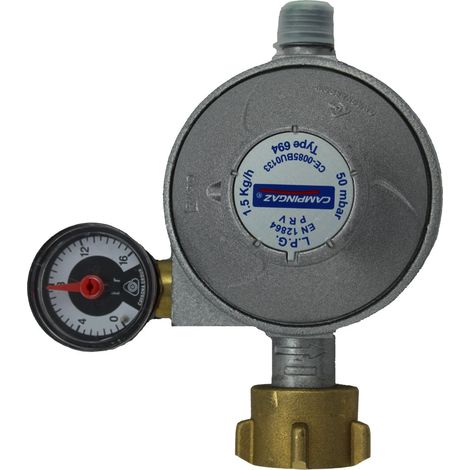 Universal-Sicherheitsregler 50 mbar, mit Manometer