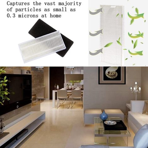 Zubehör für Seitenbürsten, HEPA-Filter-Ersatz für OKP Life K3 K4 M210 M213 Saugroboter (1/5)