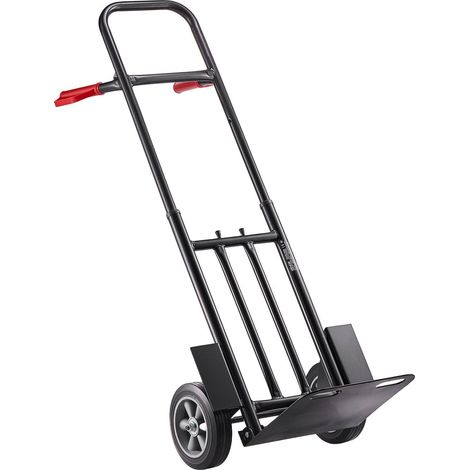 Chariot à main 272 kg capacité, chariot robuste avec roues et poignée télescopique, chariot portable pour déménagement maison (1/5)