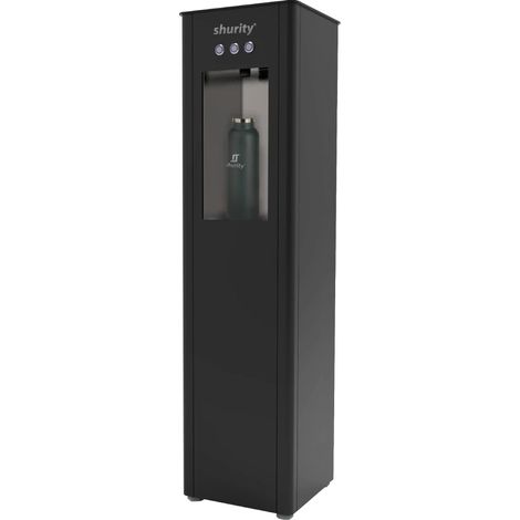 Dispenser Acqua Refrigerata a Colonna Shurity Kubica con Filtrazione, Nero – 3 vie Liscia ambiente, fredda e gassata (1/3)