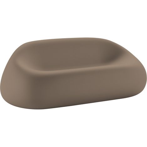 DIVANO GUMBALL POLIETILENE 165X88X66H TORTORA USO ESTERNO EURO3PLAST (1/6)