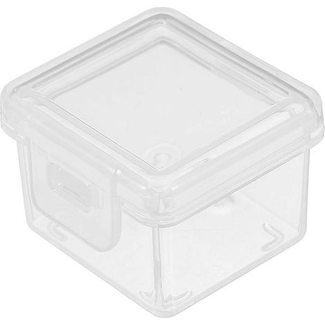 Boîte de rangement pour mini-tranches de fromage, récipient de conservation du fromage avec couvercle, boîte d'emballage pour fromage-3.40X3.30X2.50CM (1/3)