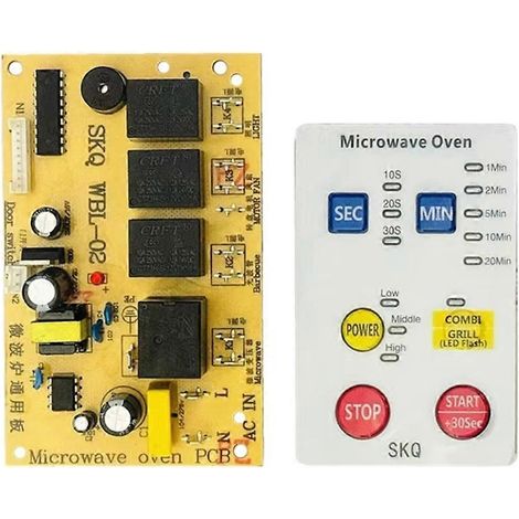 Réparation de carte de commande d'alimentation universelle pour four à micro-ondes, carte mère d'ordinateur, clavier à membrane (1/5)