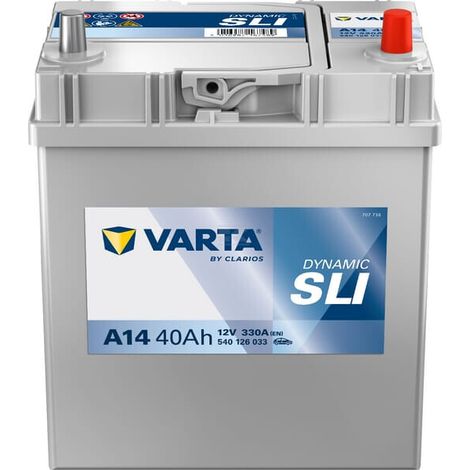 Bater铆a 12V 40Ah 330A A14 VARTA Dynamic SLI VARTA 540126033 (1/5)