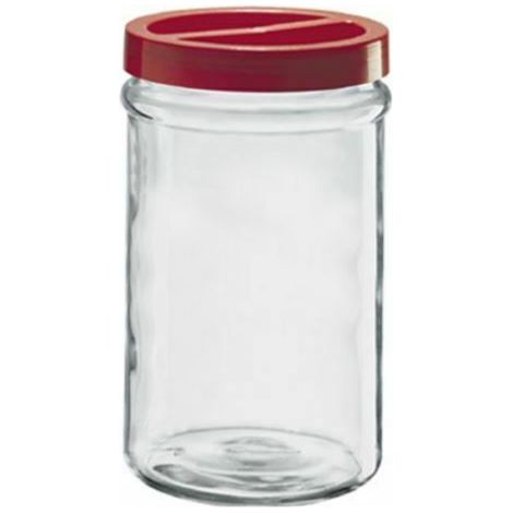 VASO ORTES 5 KG BARATTOLO VETRO LARGO TAPPO A VITE PER CONSERVE SOTT OLIO ACETO