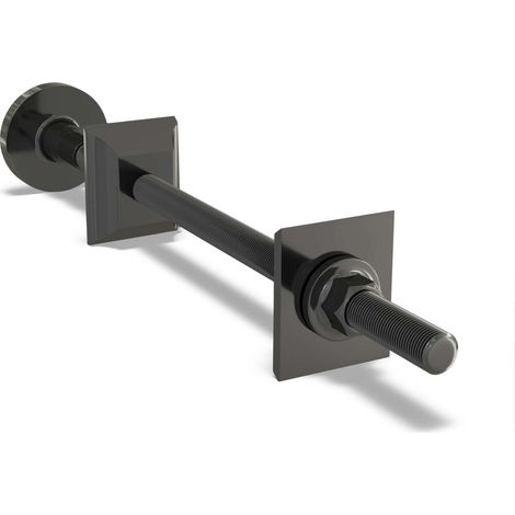 Talus - Black Nickel Radiator Wall Stay