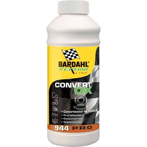 Bardahl – Convertisseur de rouille primaire pour métal – 1 litre – Stoppe la corrosion sur surfaces ferreuses – Application facile au pinceau