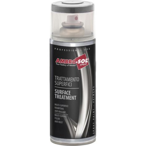 Ambro-Soìl Smalto/Vernice Finiture Speciali 400ml - Ambro-Sol: ANTIRUGGINE GRIGIA