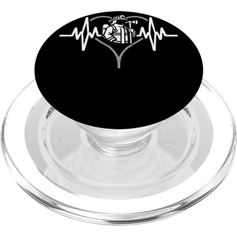 Heartbeat Firefighter Fireman Rescuer Extincteur PopGrip pour MagSafe (1/5)