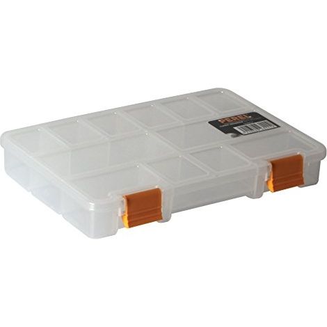VELLEMAN BOÎTE DE RANGEMENT 11 COMPARTIMENTS 230 X 150 X 33 MM TRANSPARENTE (1/10)