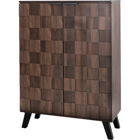 PLACARD Élégant Fonctionnel Moderne Pratique Particle Board Bois 80.00 x 35.50 x 110.00 (1/5)