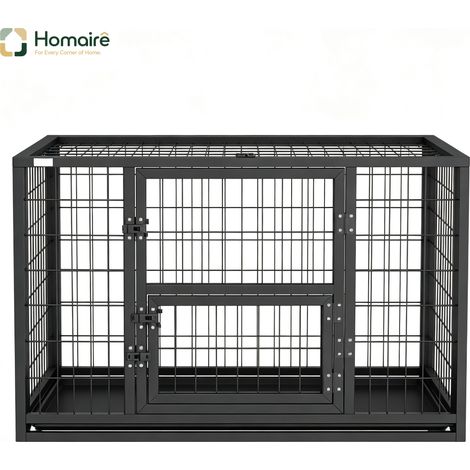 Schwarzer Hundekäfig 94 x 60 x 64 cm HOMAIRE (1/5)