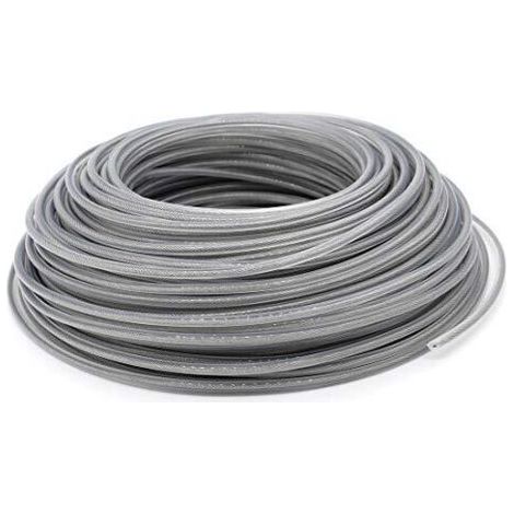 Fil Coupe Bordure Universel, Ligne de Trimmer Strimmer en Acier 3.0 mm, Fil d'acier Débroussailleuse Robuste pour Bosse Tête Tondeuse À Gazon de Jardinage