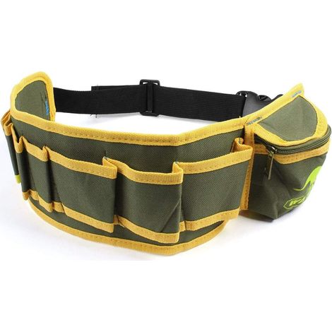 Dégagement rapide - Nylon réglable Arbeitsgürtel Army Green Yellow pour appareils électriques