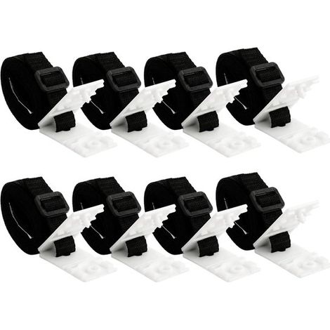 Juego de montaje de 8 piezas. Adecuado para cubiertas solares para piscinas，8 piezas，tela (1/2)