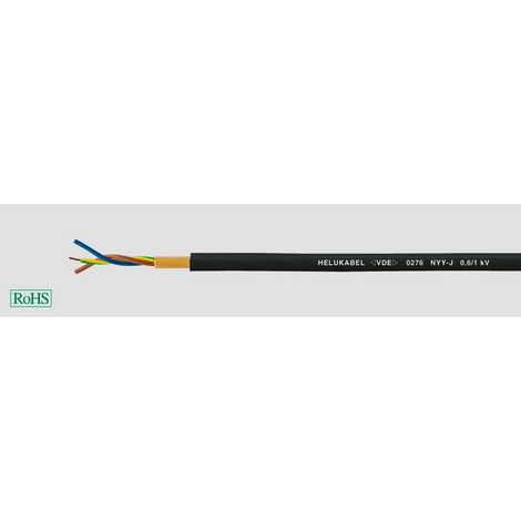 Helukabel 32044 Cavo posa fissa NYY-J 4 G 1.50 mm² Nero 100 m