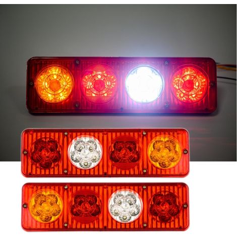LED-Rückleuchten-Set (Brems-, Blink- und Rücklicht) 24V für Lkw, Bus, Sattelzug, Anhänger ST0152