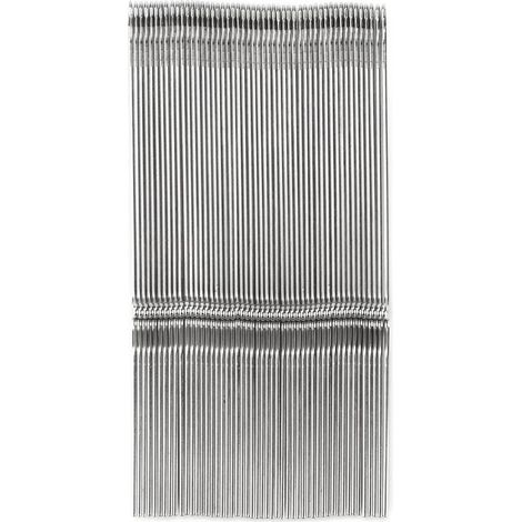 Lot de 50 aiguilles à tricoter en acier inoxydable, résistantes, pour couture sur machine KH710 et bricolage (1/5)