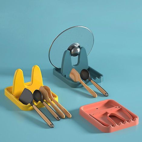 Porte-cuillère en plastique, outils de cuisine (1/3)