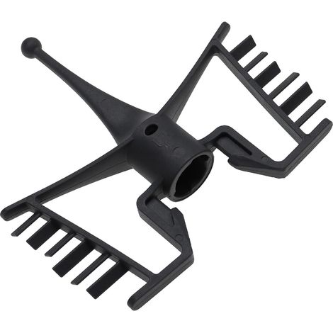 vhbw Whisk Attachment compatible with Vorwerk Thermomix TM31 Kitchen Mixer, Kitchen Robot - Butterfly Whisk, Plastic, Black