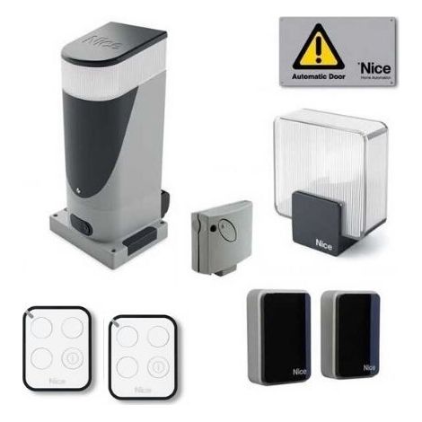 Kit d'automatisation NICE SLH400BDKCE pour portails coulissants jusqu'à 400 kg