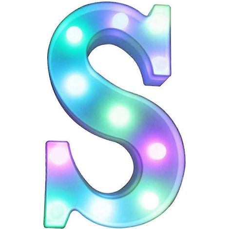 [LCS] Lettres lumineuses LED colorées avec télécommande - Initiales lumineuses pour bars et fêtes - Décorations pour la maison (1/5)