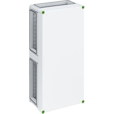 Spelsberg Leergehäuse, Schutzart IP65, Schlagfestigkeit IK08, Schutzklasse II, Ui 690V AC, Bemessungsisolationsspannung 1000V DC, halogenfrei, 01040401 (1/2)