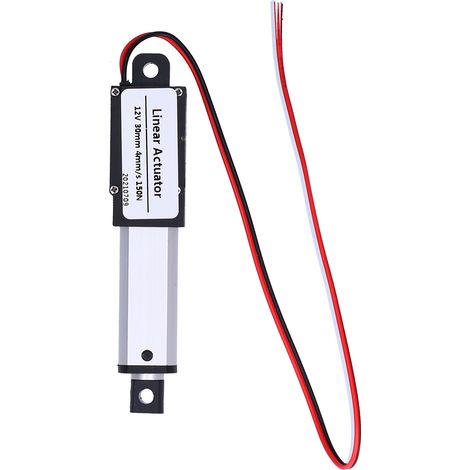 Linear Actuator 30mm DC 12V Noise Cancelling Short Circuit Protection Waterproof Mini Electric Linear Actuator4mm/s-150N