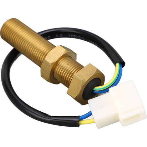 Capteur de vitesse de rotation magnétique M16x1,5 IP44, transducteur de vitesse en laiton haute sensibilité pour générateur 50 V (1/5)